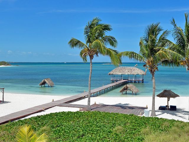 Cayo Santa María beach panoramic view, Villa Clara, Cuba. MOTORCYCLE TOUR FROM HAVANA TO VARADERO.