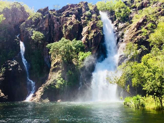 Florence falls panoramic view, Litchfield National park, Northern Territory (NT), Australia.