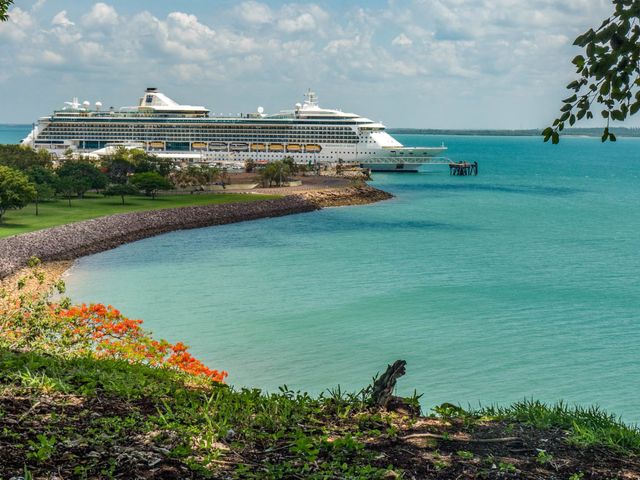 Cruise ports in Darwin, Northern Territory of Australia.