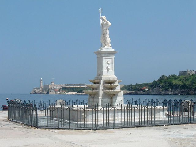 Los Tres Reyes del Morro castle panoramic view, Old Havana, Havana, Cuba.