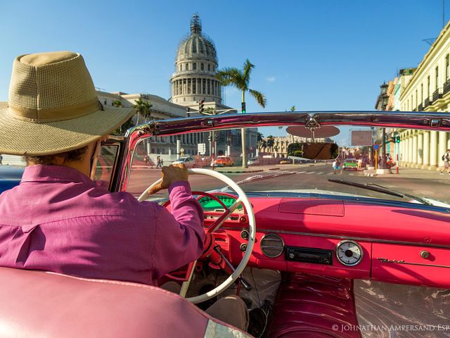 The Capitol of Havana panoramic view, Old Havana, Havana, Cuba. MOTORCYCLE TOUR FROM HAVANA TO CIENFUEGOS.