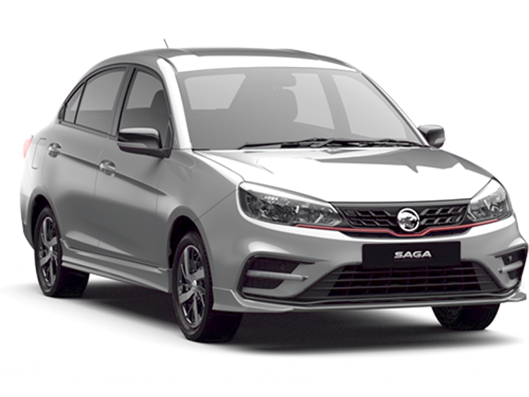 PROTON SAGA angular front exterior view