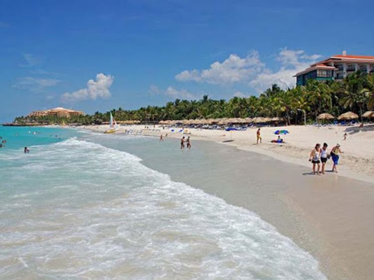 Varadero Beach panoramic view, Matanzas, Cuba.