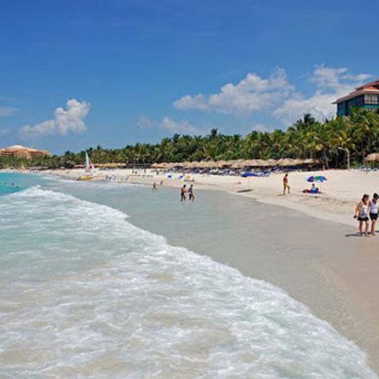 Varadero Beach panoramic view, Matanzas, Cuba.