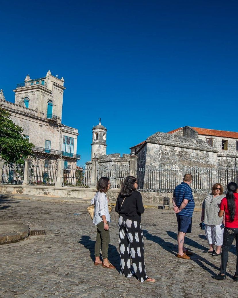Palacio de la Real Fuerza (Palace of the Royal Force (Museum of Pyrateria)) panoramic view, Old Havana, La Habana, Cuba.