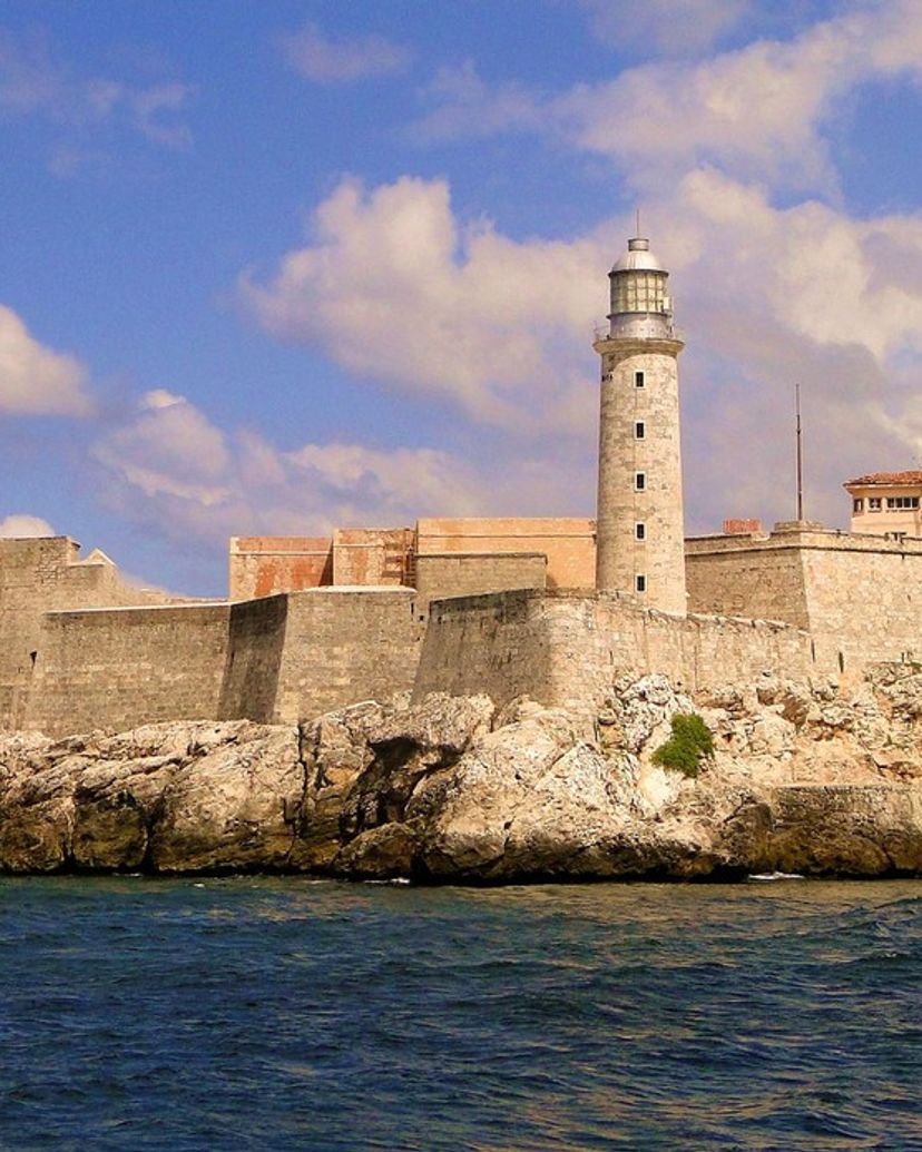 Castillo de los Tres Reyes del Morro (Castle of the Three Kings of Morro), a UNESCO World Heritage Site; Old Havana, Havana, Cuba.