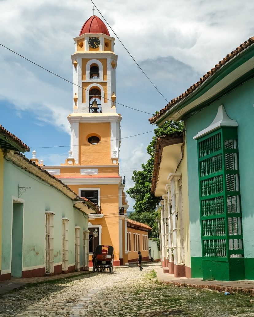 Trinidad Old City panoramic view, Sanctí Spíritus, Cuba.