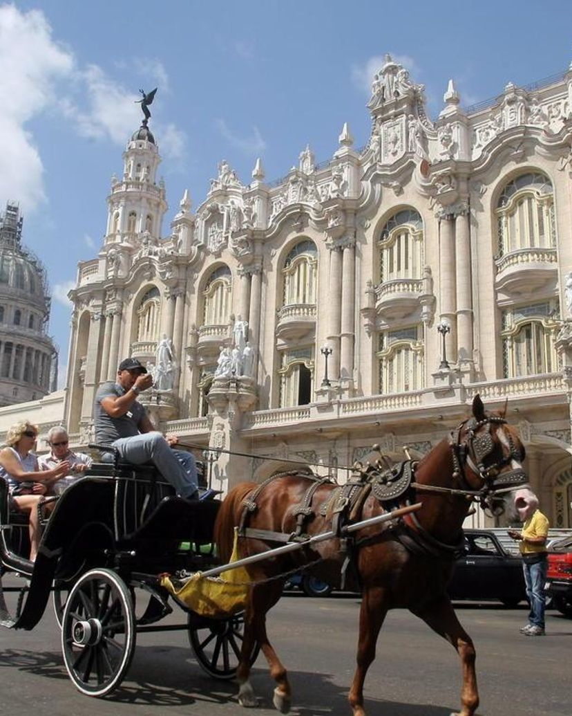 Gran Teatro de La Habana Alicia Alonso (Great Theater of Havana), National Monument, Old Havana, Havana, Cuba.