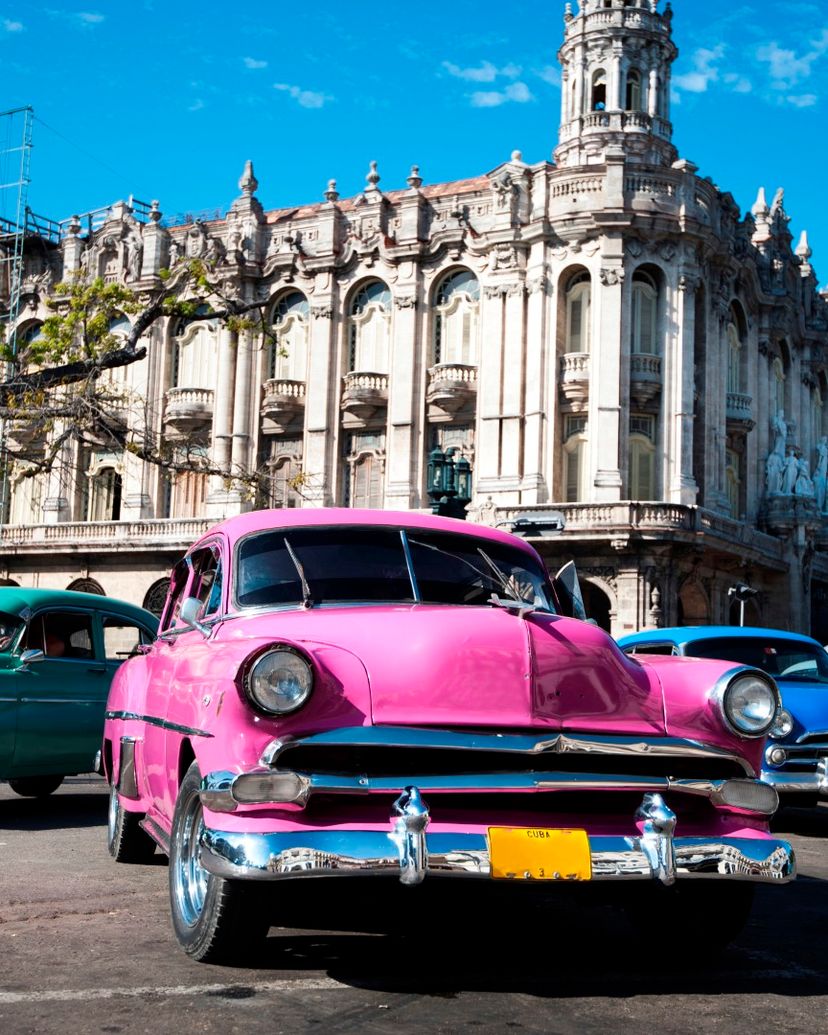 The Great theater of Havana panoramic view, Old Havana. “Discovering Matanzas and Havana in Classic Cars” Tour