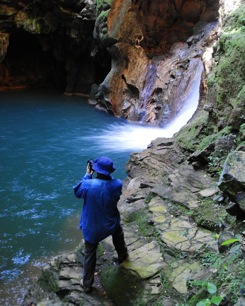 The Nengoa cave panoramic view, Topes de Collantes natural park, Cuba.