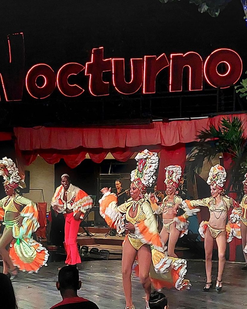 Cabaret Nocturno show in Holguín, Cuba.