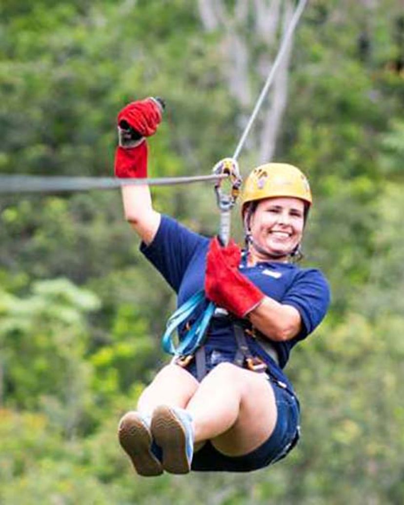 "Zip line in the Viñales Valley" Tour, Viñales Valley Natural Park, Viñales, Pinar del Río, Cuba.