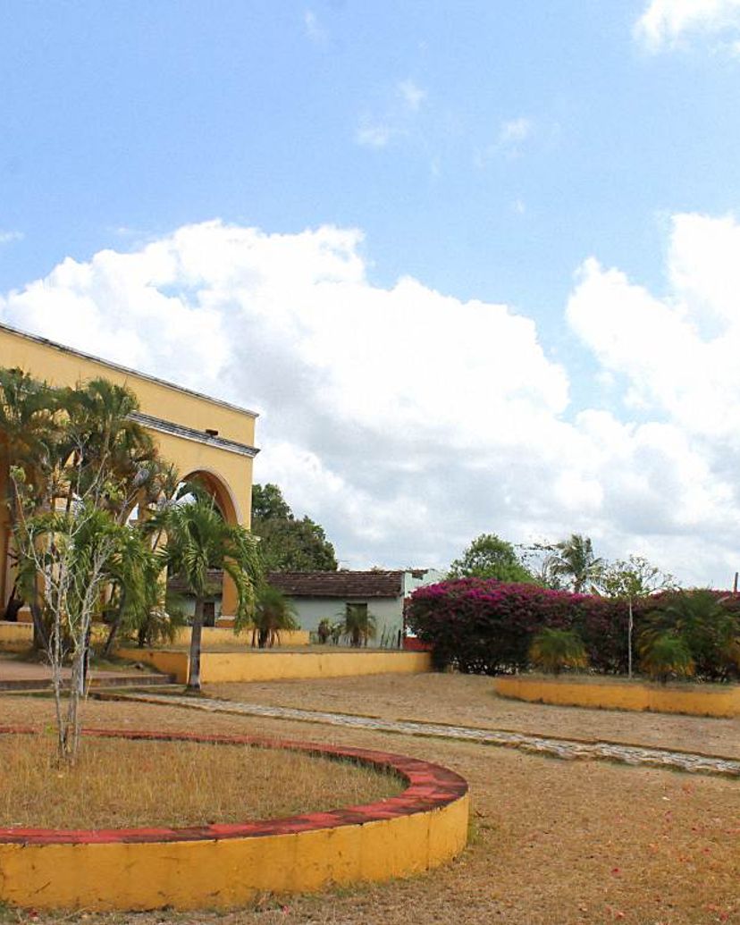 Manaca Iznaga farm panoramic view, Valley of the Sugar Mills, Trinidad, Sancti Spíritus.“Horseback Riding Sugar Mills Valley – Loma del Puerto – Sabanilla Restaurant” Tour