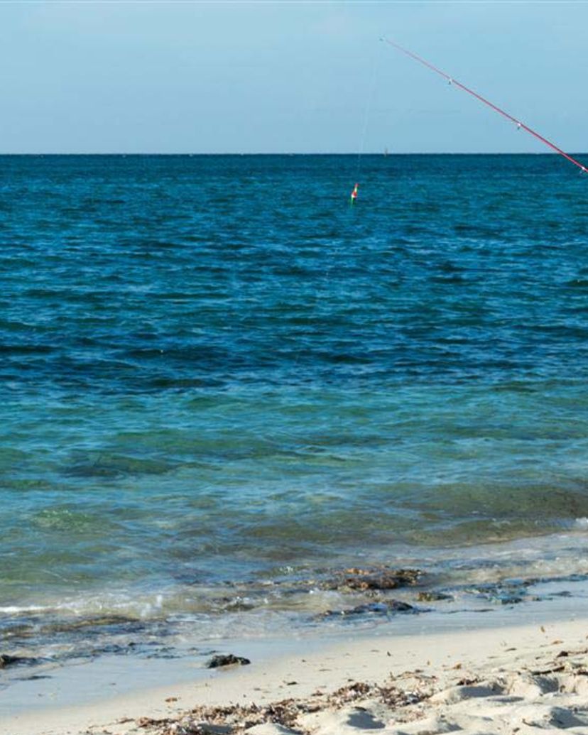 Free fishing at Santa Lucía beach, Camagüey
