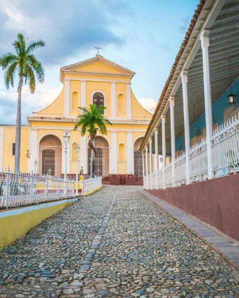 The Mayor square panoramic view, Trinidad, Sancti Spíritus, Cuba.