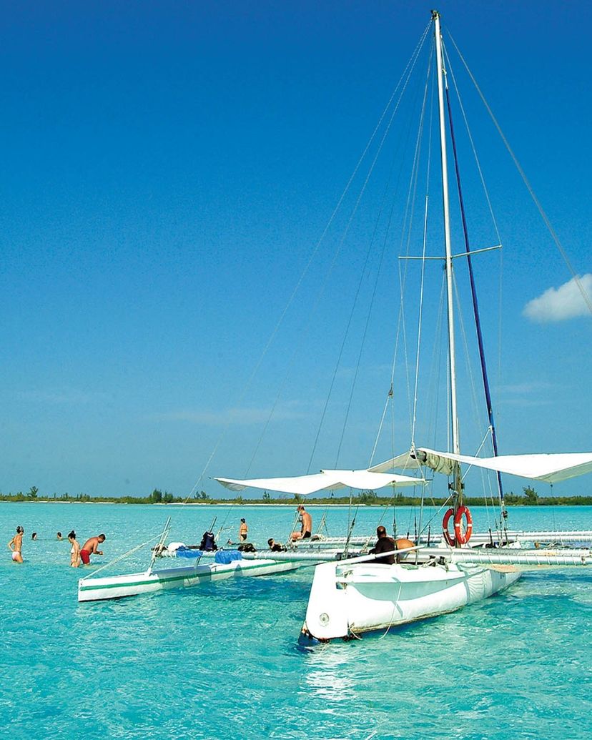 "CAYO RICO IN PIROGAS" Tour, Cayo Largo del Sur, Cuba.