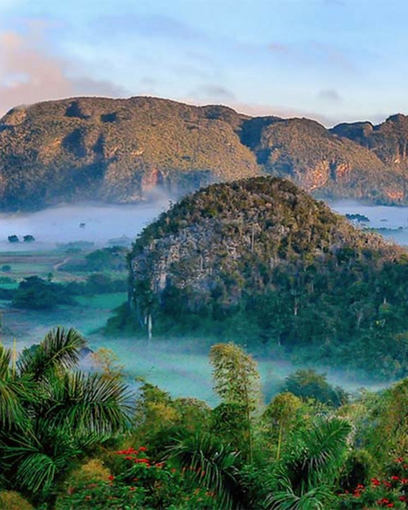 Viñales valley National Park, declared a Cultural Heritage Site by UNESCO, Pinar del Río
