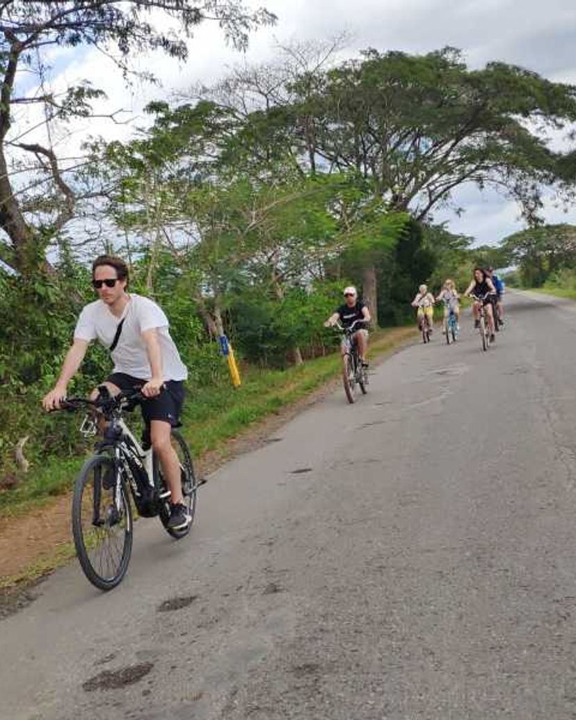 Bike tour in the Viñales Valley Natural Park, Viñales, Pinar del Río, Cuba.