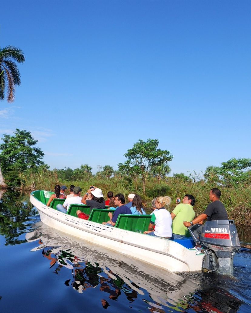 "Fluvial Walk by the Hatiguanico River", Zapata peninsula, Matanzas, Cuba.