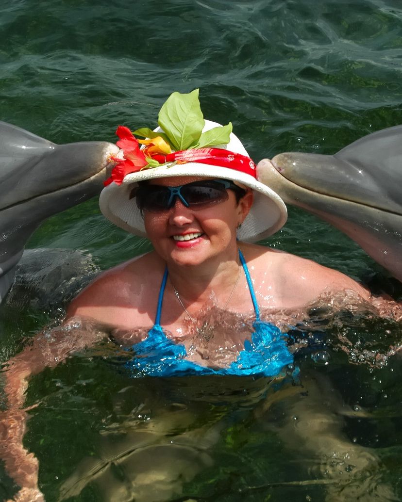 Swimming with dolphins tour at Rancho Cangrejo, Varadero, Matanzas, Cuba.