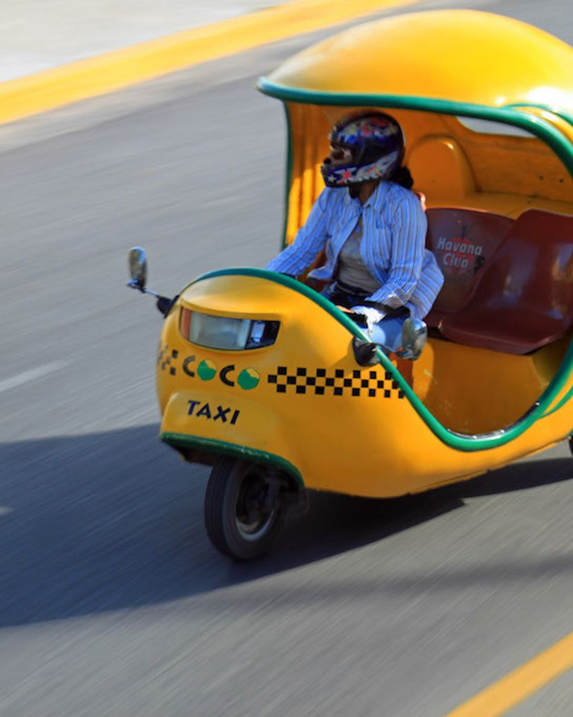 “RIDE IN HAVANA IN COCO - TAXI“ Tour, Havana, Cuba.