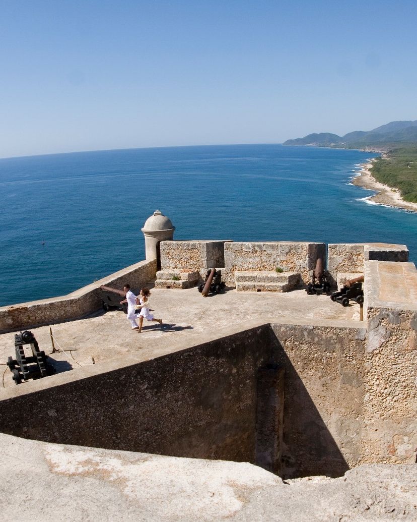 San Pedro de la Roca del Morro fortress view, Santiago de Cuba city