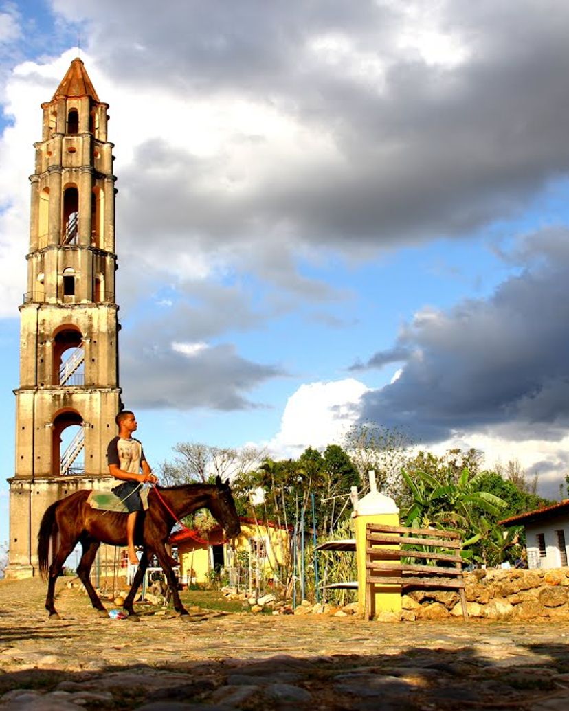 Manaca Iznaga tower panoramic view, Valley of the Sugar Mills, Trinidad, Sancti Spíritus. “Ride to Valley of the Sugar Mills in Old Fashion American Classic Cars” Tour