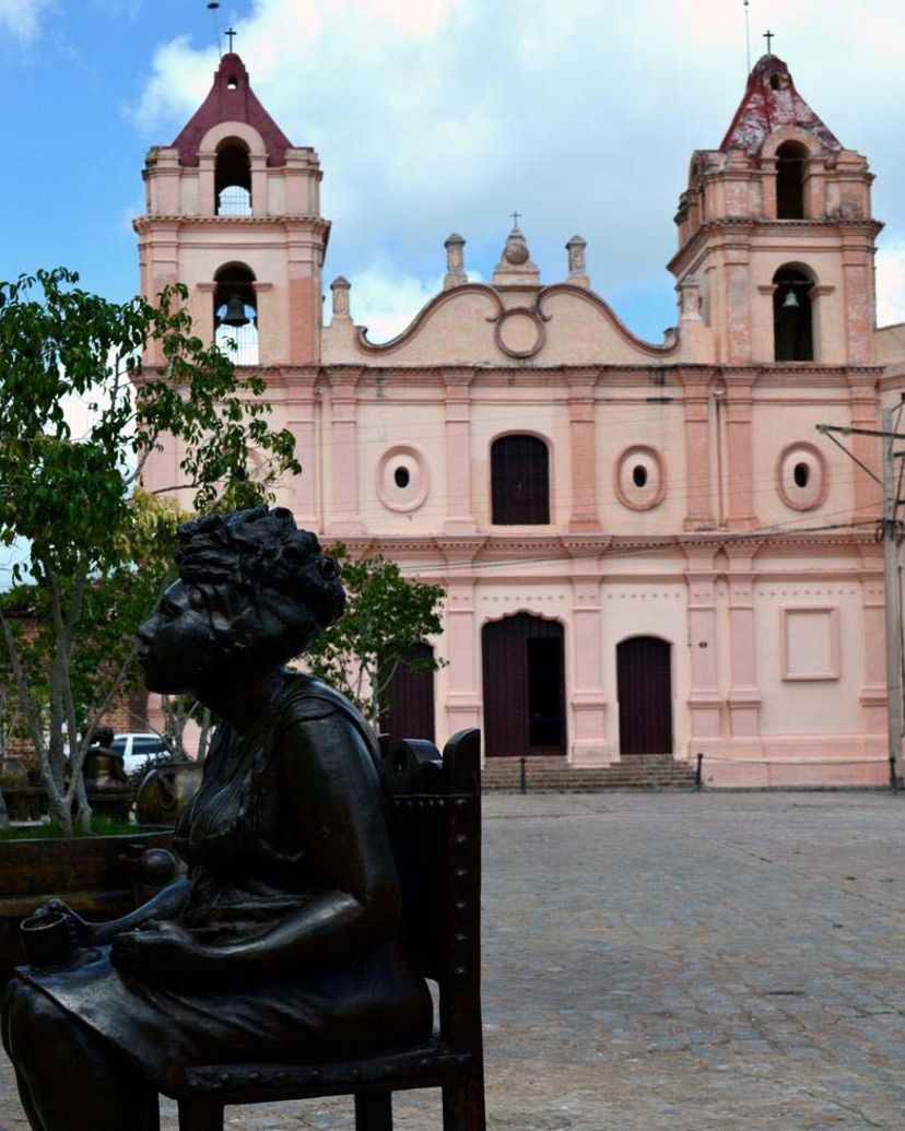 Del Carmen square panoramic view, Camagüey city