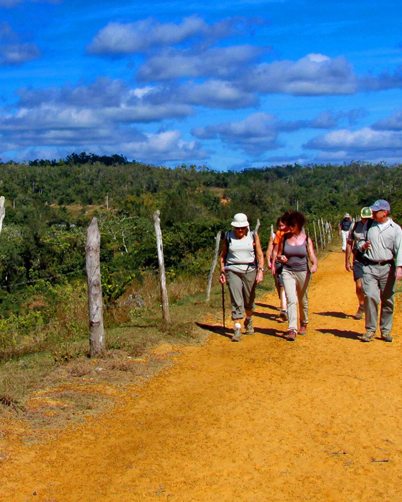 Trekking tour To Los Acuáticos, Viñales valley National Park, declared a Cultural Heritage Site by UNESCO, Pinar del Río