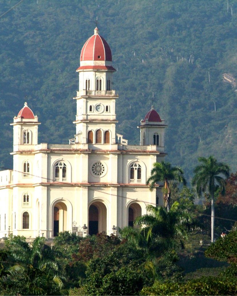 Nuestra Señora de la Caridad del Cobre Sanctuary panoramic view, Santiago de Cuba