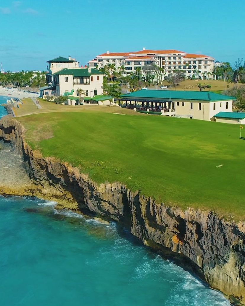Varadero Golf Club panoramic view, Varadero, Matanzas, Cuba.