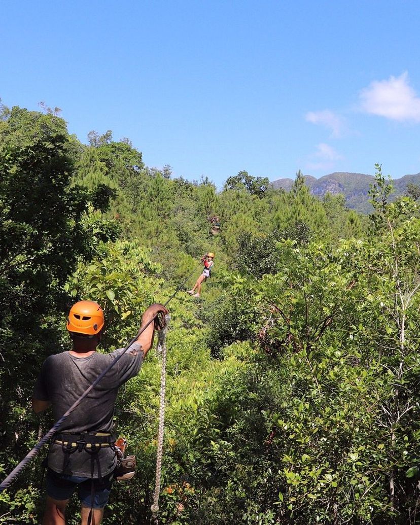 Canopy Tour (zipline park) in Viñales Valley, Viñales, Pinar del Río, Cuba.