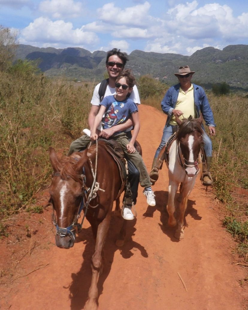Horseback riding in Viñales valley, Pinar del Río