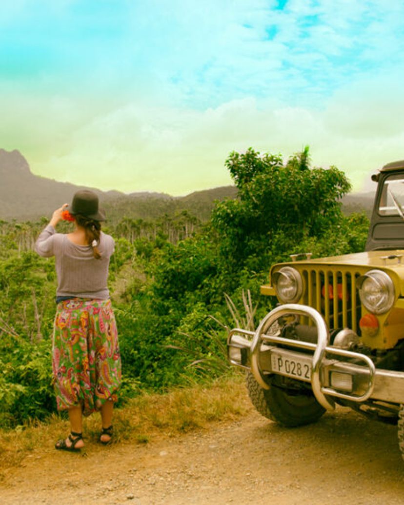 Jeep Safari "EL YUNQUE NATURAL PARK", Baracoa, Guantánamo, Cuba.