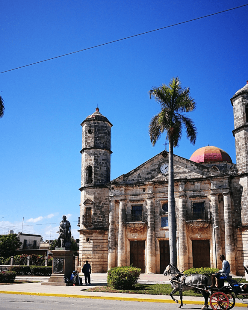 Christopher Columbus monument panoramic view, Cardenas city, Matanzas. “Discovering Cárdenas and his Firstfruits in Classic Cars” Tour