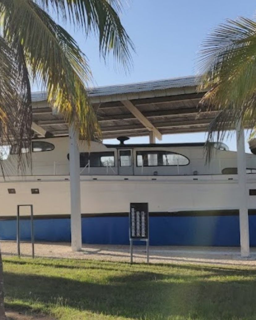 Yacht Granma's Memorial in the Desembarco del Granma National Park, Niquero, Granma, Cuba.