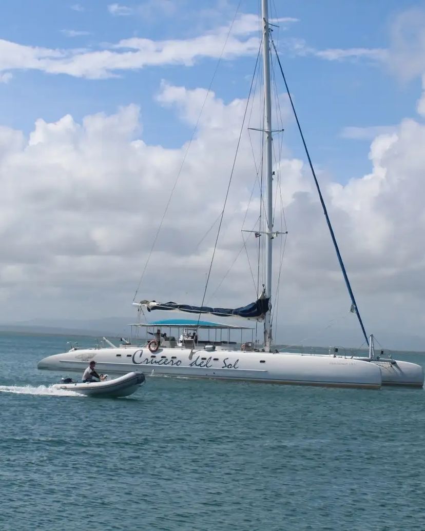 “CATAMARAN RIDE (BLUE ADVENTURE)” Tour, Ramón de Antillas beach, Holguín, Cuba.