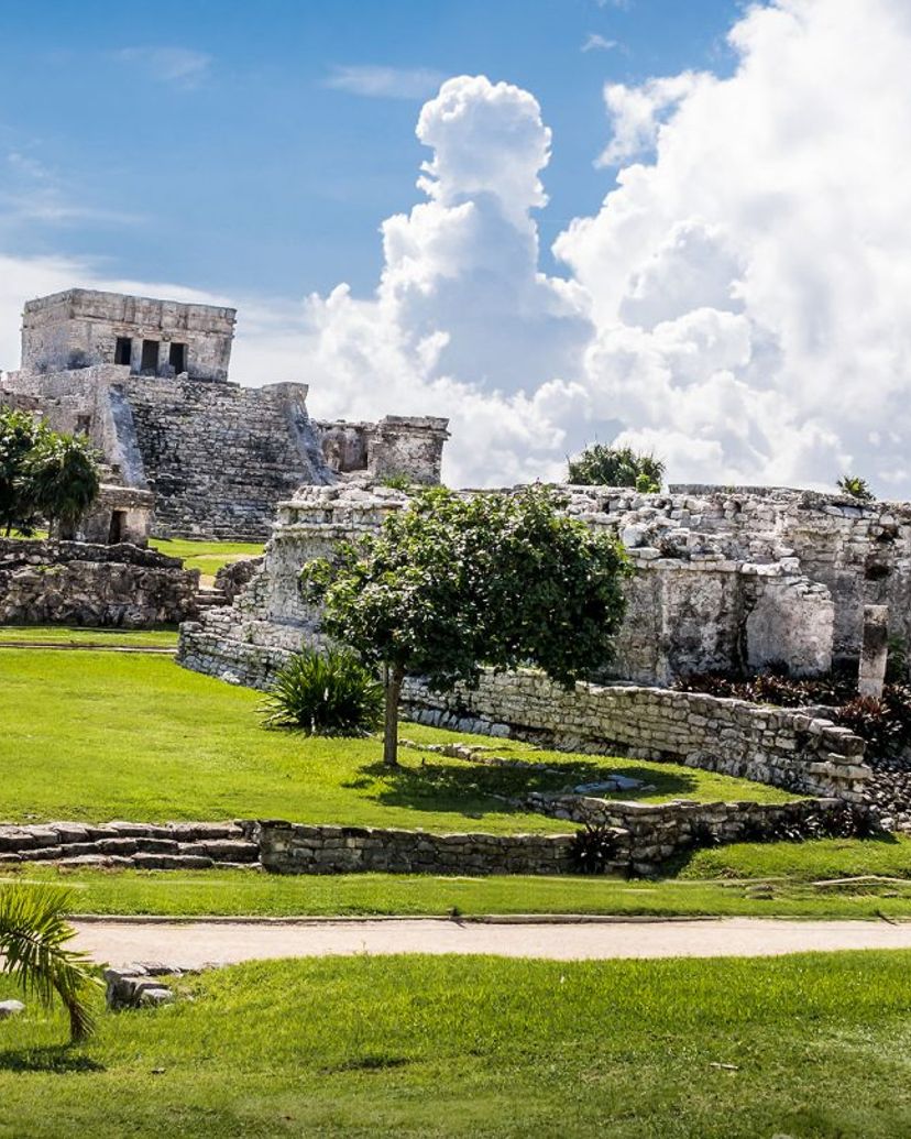 Tulum archeological site, Quiintana Roo, Mexico. TULÚM – XEL-HÁ Tour