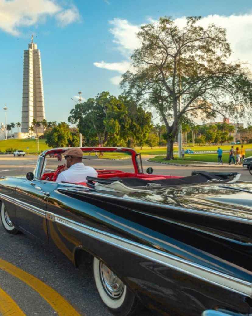 "OLD HAVANA + MODERN HAVANA IN AMERICAN CONVERTIBLE CLASSIC CARS (OPEN TOP)" Private Tour, Havana, Cuba.