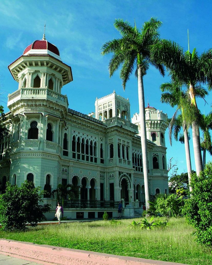 Palacio de Valle panoramic view, Cienfuegos city, Cuba.