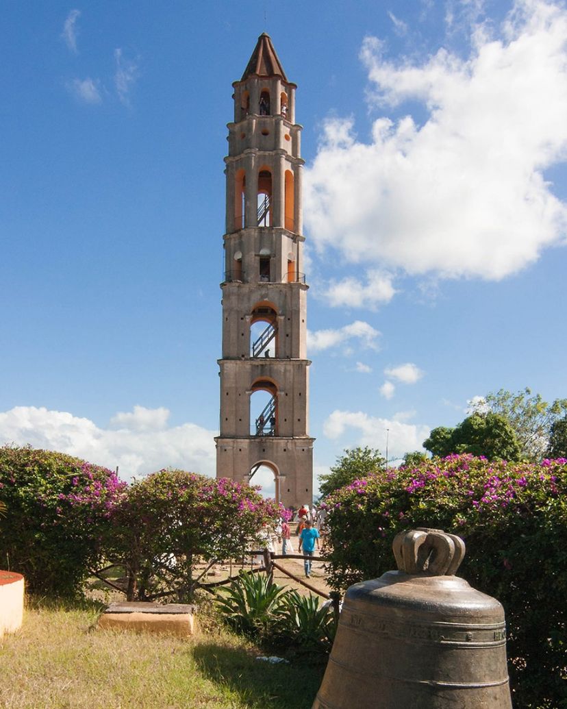 Manaca Iznaga tower panoramic view, Valley of the Sugar Mills, Trinidad, Sancti Spíritus. “To the Valley of the Mills and Ancon Beach, An Unforgettable Day” Tour