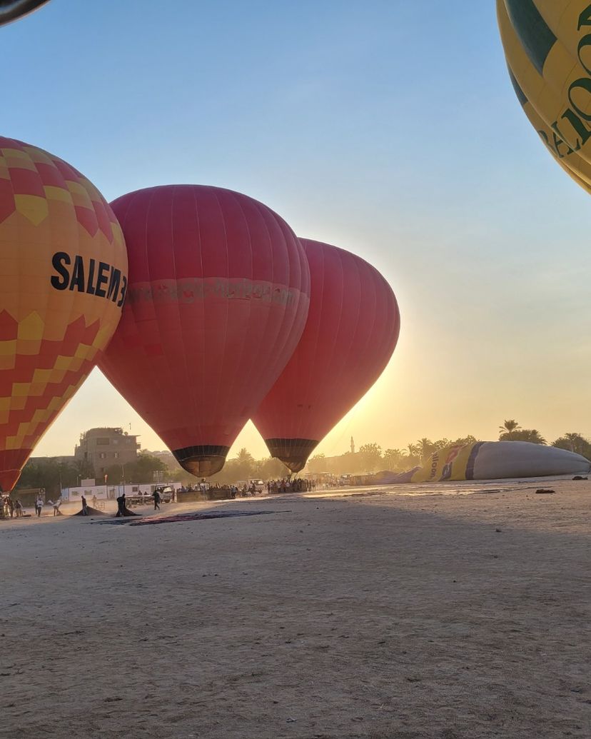 "BALLOON RIDE IN LUXOR" Private Tour, Luxor, Egypt.