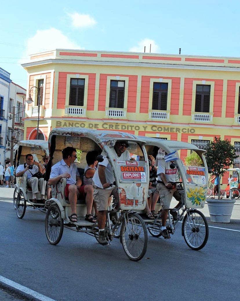 Colorful Bicitaxis in Camaguey, Camaguey City