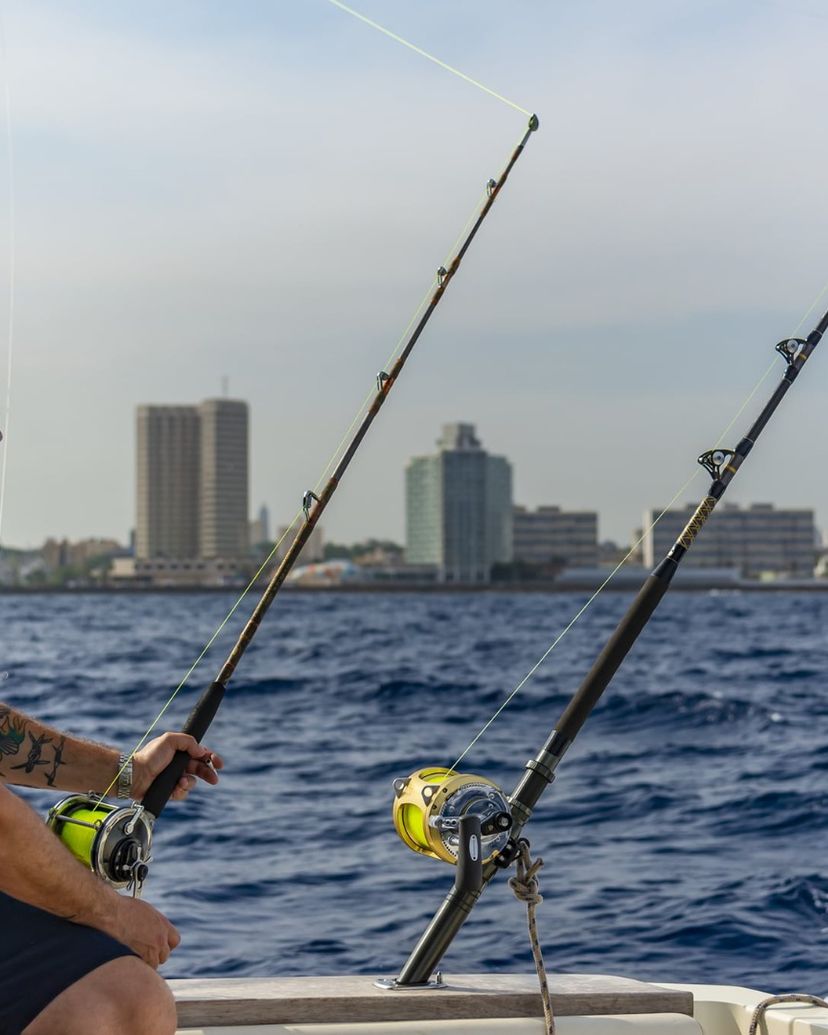Deep Sea Fishing at Marina Hemingway, Havana, Cuba.