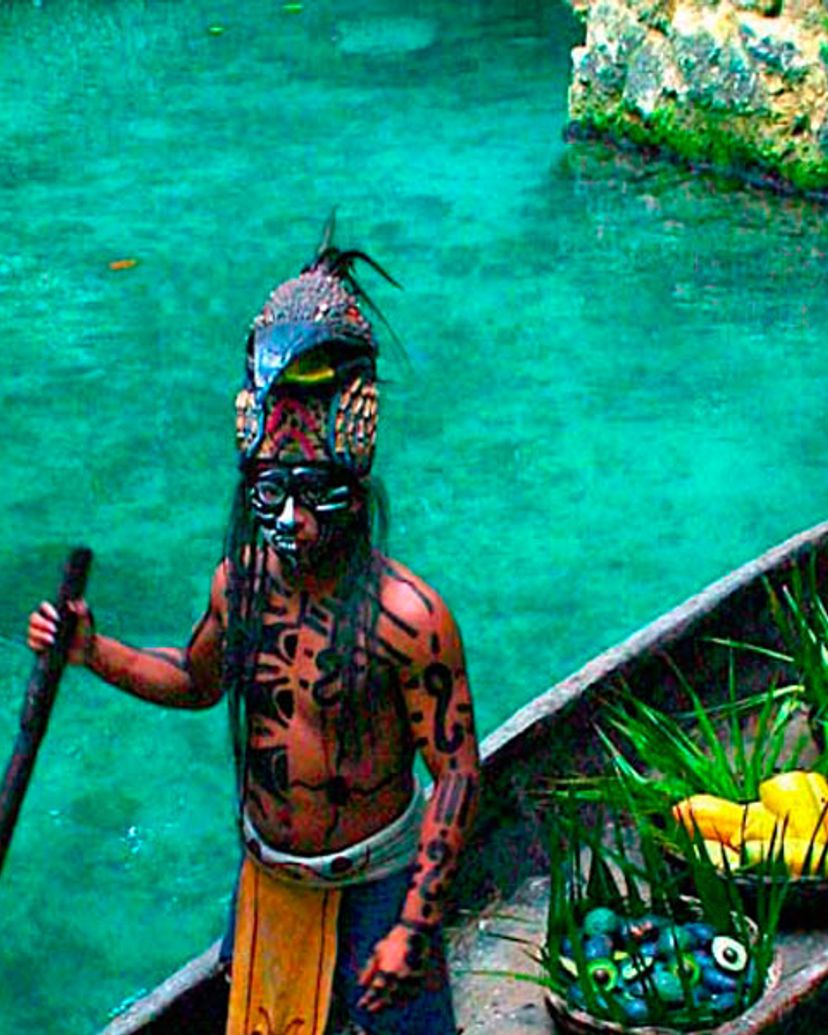 Xcaret Park, a place to see incredible and attractive attractions. Yucatan Peninsula, Mexico.