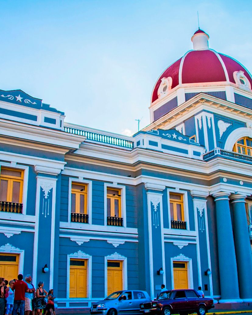 The Goverment palace of Cienfuegos. “Ride to Cienfuegos in Old Fashion American Classic Cars” Tour