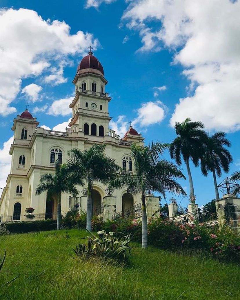 The Santuary of La Virgen de la Caridad del Cobre panoramic view, El Cobre, Santiago de Cuba, Cuba.