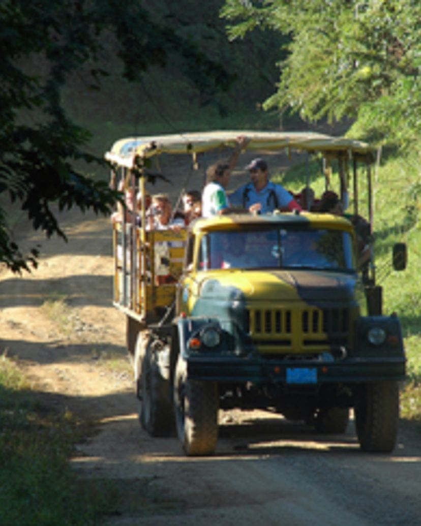 Tour on mountain military truck to Guanayara Natural Park, Topes de Collantes