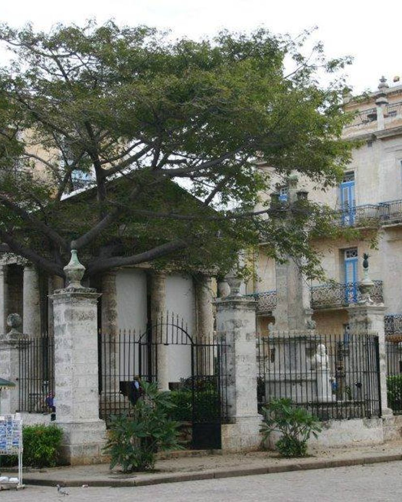 El Templete, National Monument and foundational site of Havana. Plaza de Armas, Old Havana, Havana, Cuba.