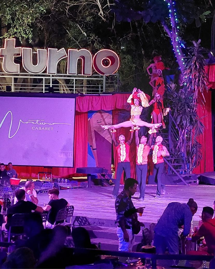 Cabaret Nocturno show in Holguín, Cuba.